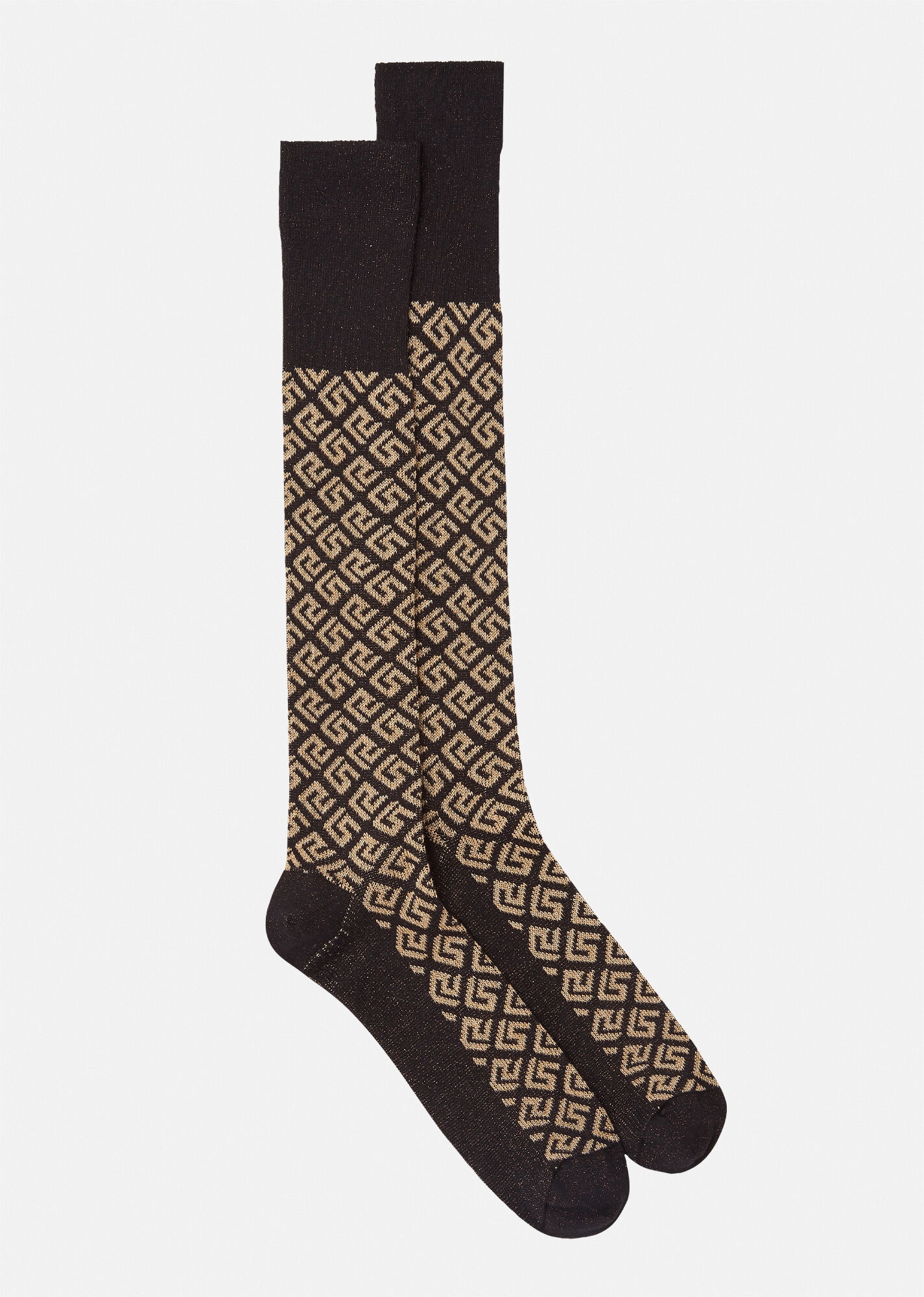 La Greca Pattern Stockings - 1