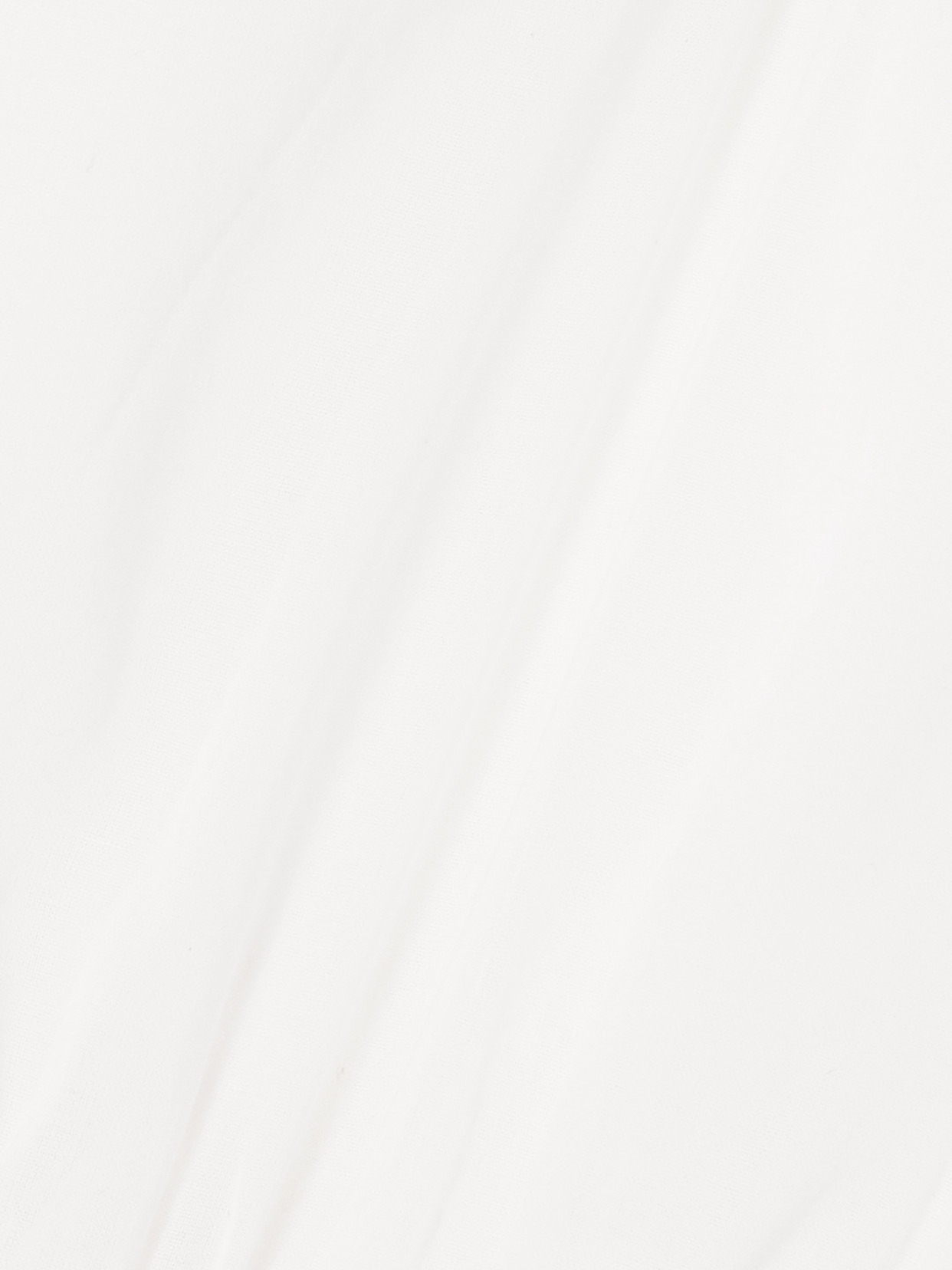 Camille Cropped Lace-trimmed Shirred Cotton-poplin Top - 4