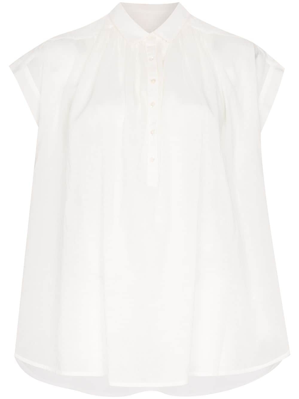 oversized flared blouse - 1