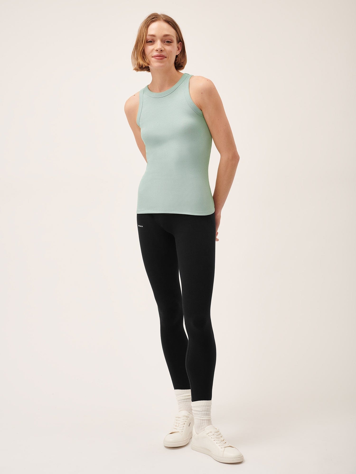 Women's 365 Lightweight Rib Tank Top - Eucalyptus Blue - 5