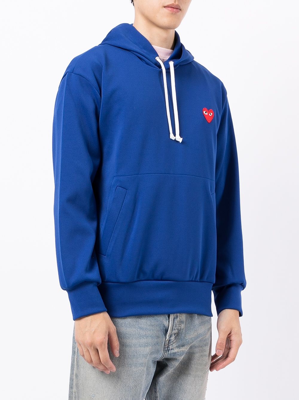 logo-patch drawstring hoodie - 3