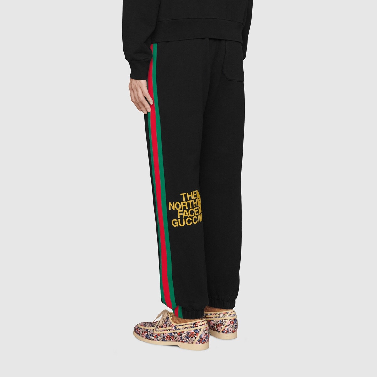 The North Face x Gucci Web print cotton jogging pant - 5