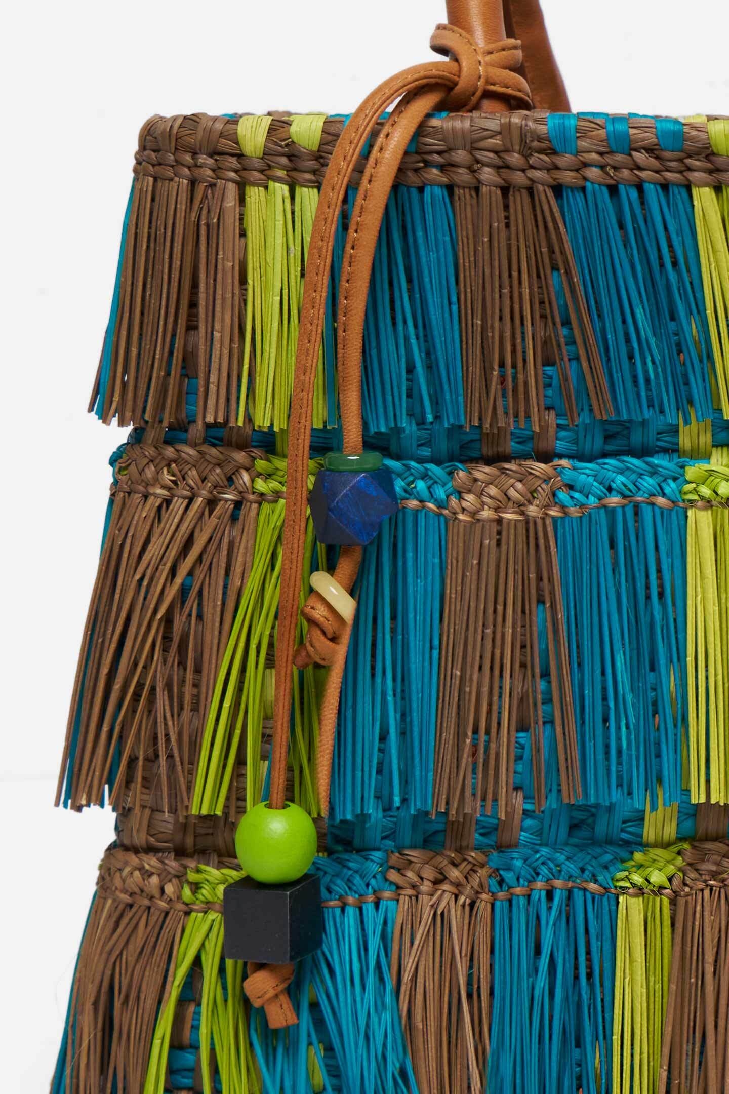 LARGE TIERED FRINGE TOTE - 2