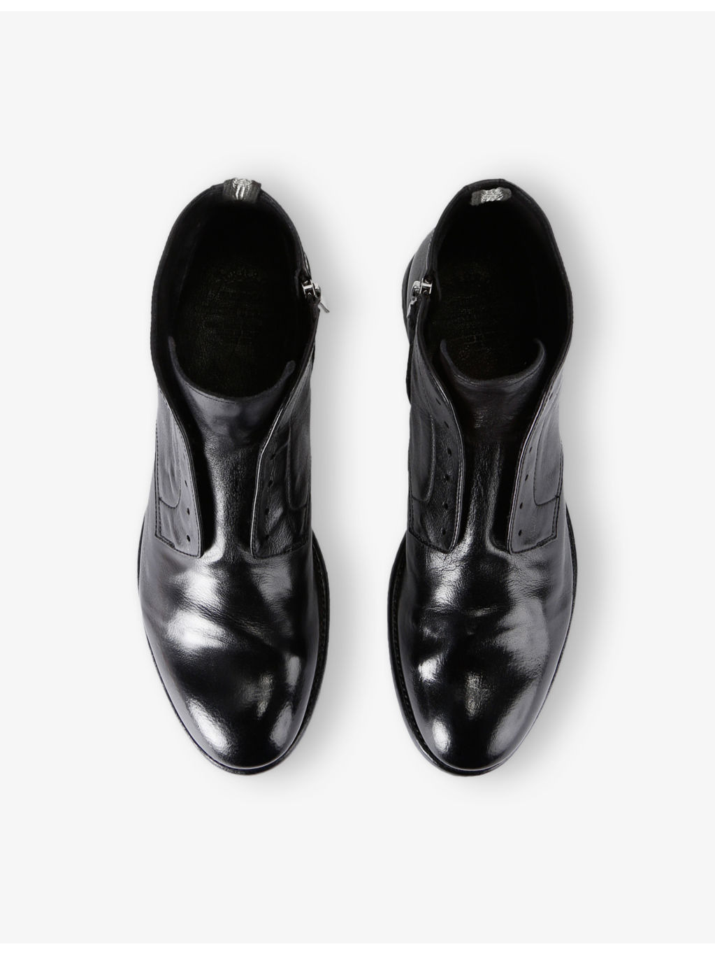 Arc No-Lace Leather Boots - 2