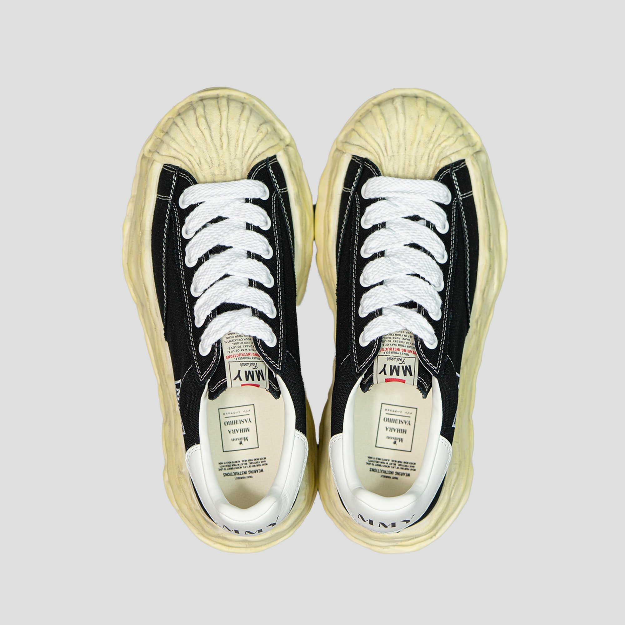 BLAKEY OG SOLE VINTAGE TREATMENT CANVAS SNEAKERS - 3