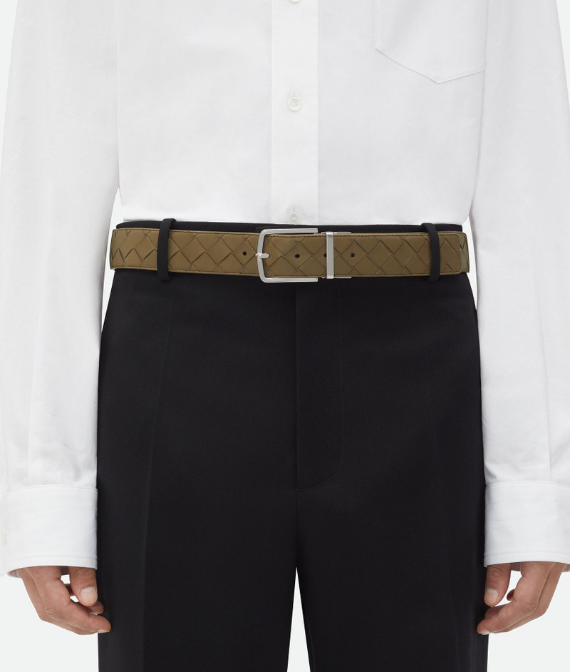 Bottega Veneta Intrecciato Reversible Belt outlook