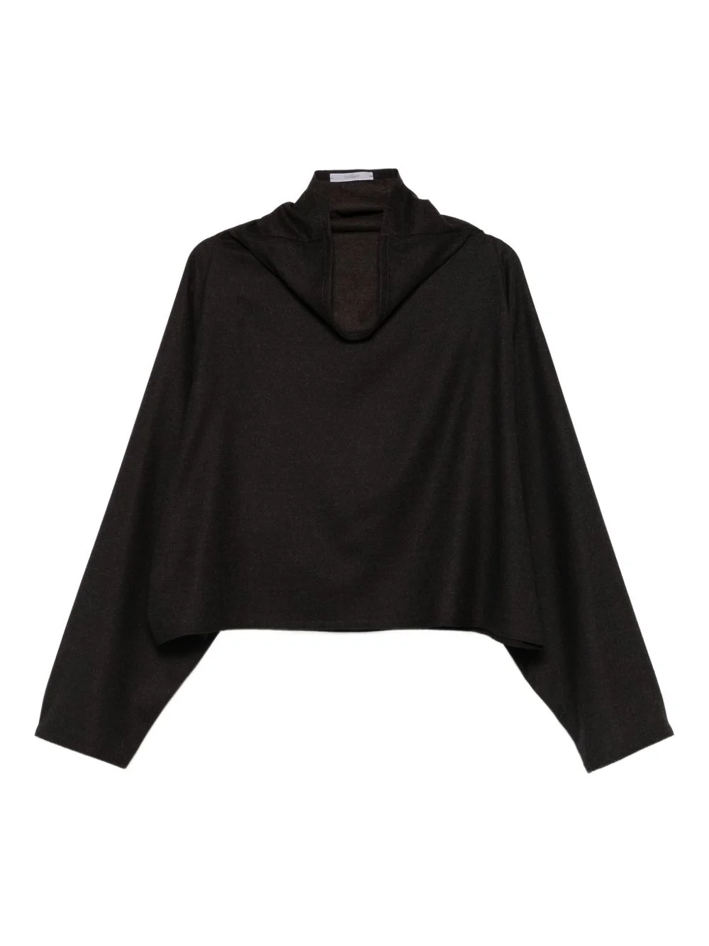 high-neck boxy top - 1
