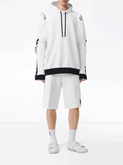 Burberry swan print hoodie outlook