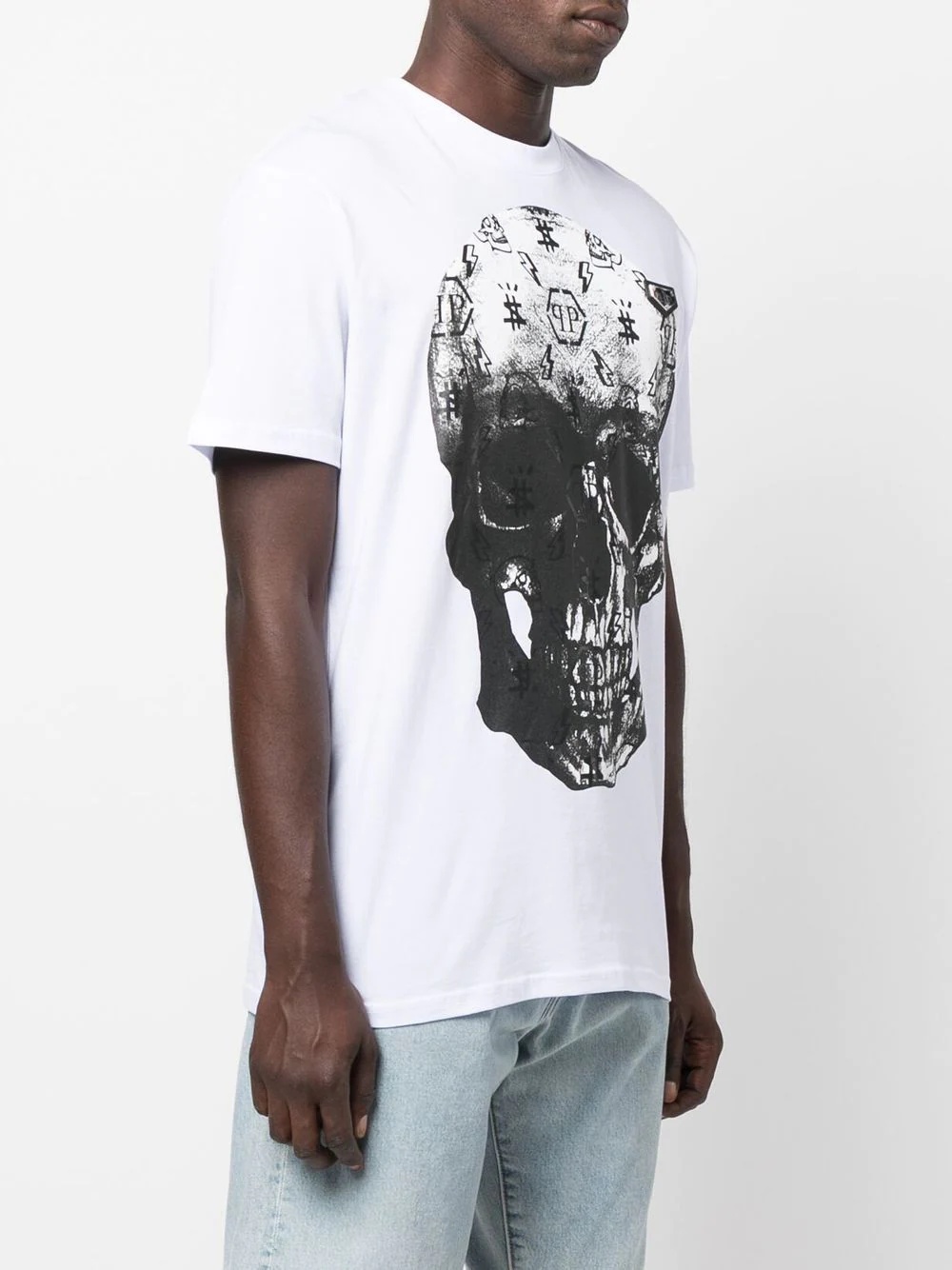 skull-print short-sleeve T-shirt - 4