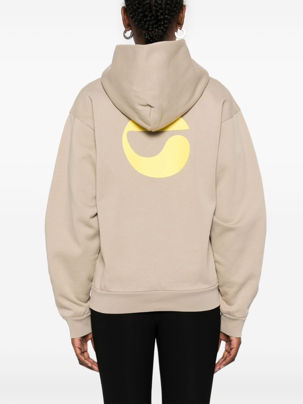 logo-print hoodie - 4