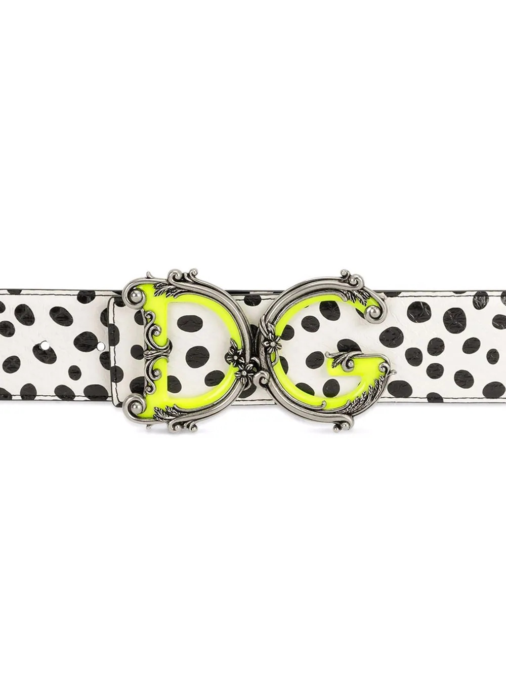 polka-dot print logo belt - 3