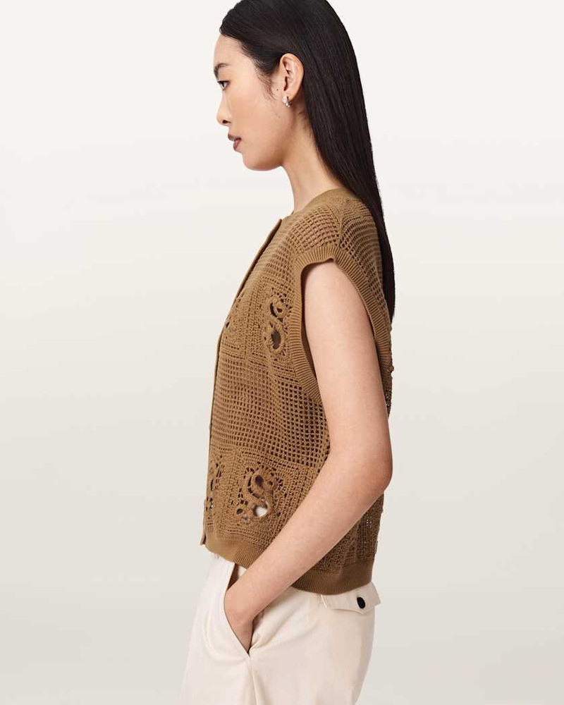 KYRA CROCHET COTTON WAISTCOAT 5
