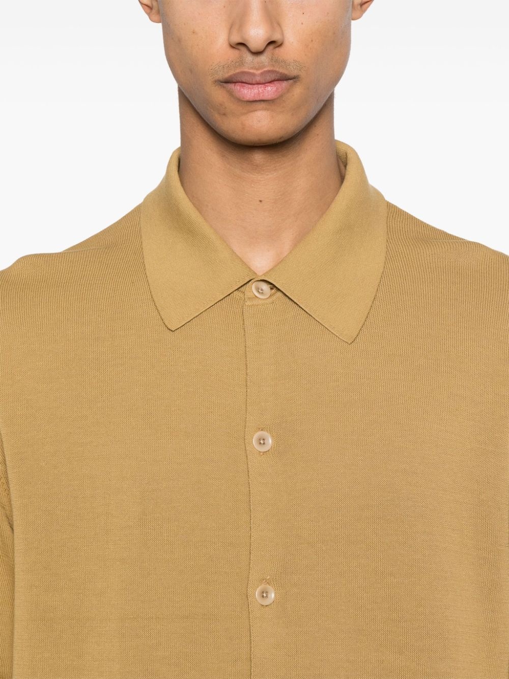 fine-knit cotton shirt - 5