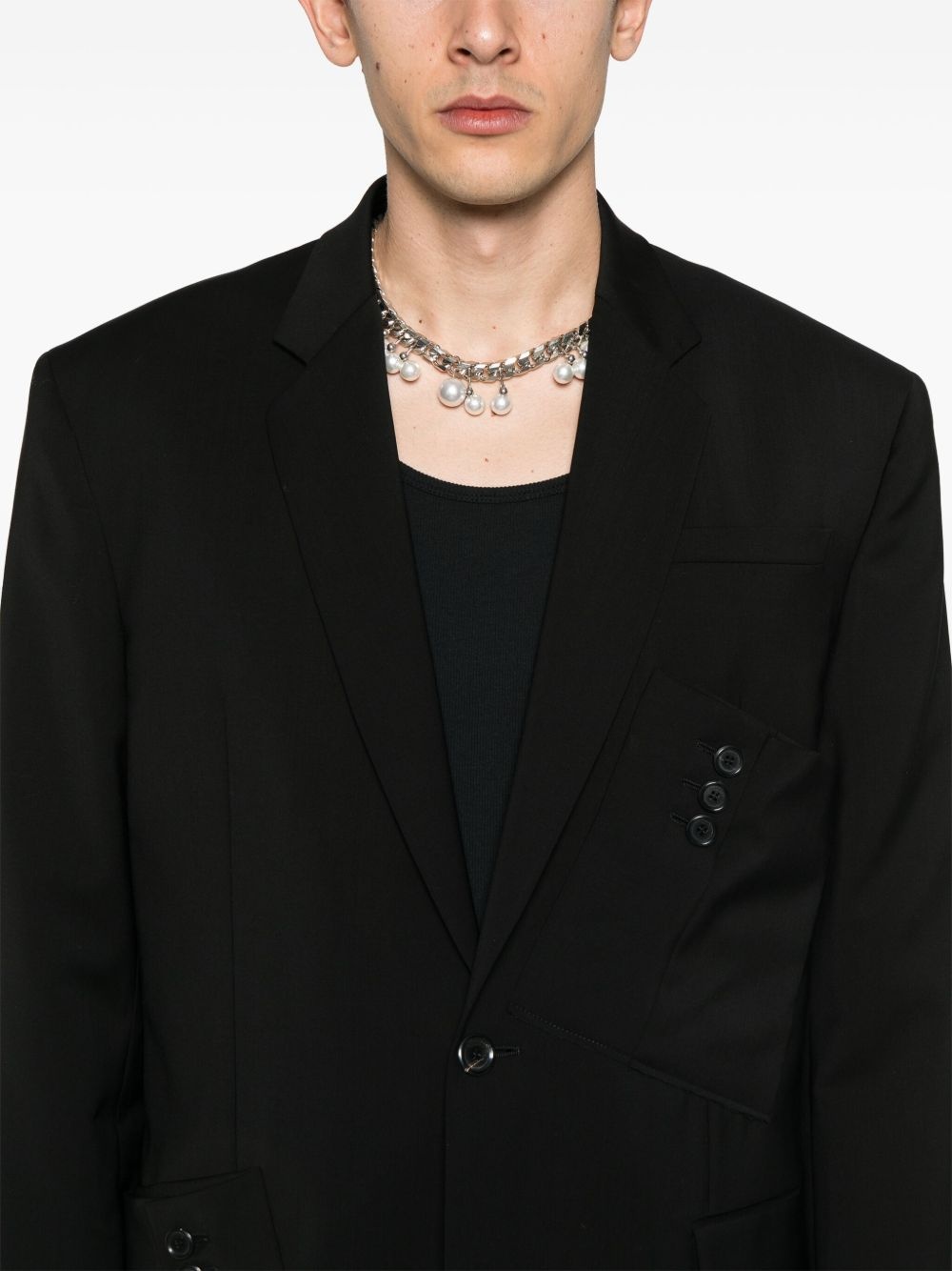 single-breasted blazer - 5