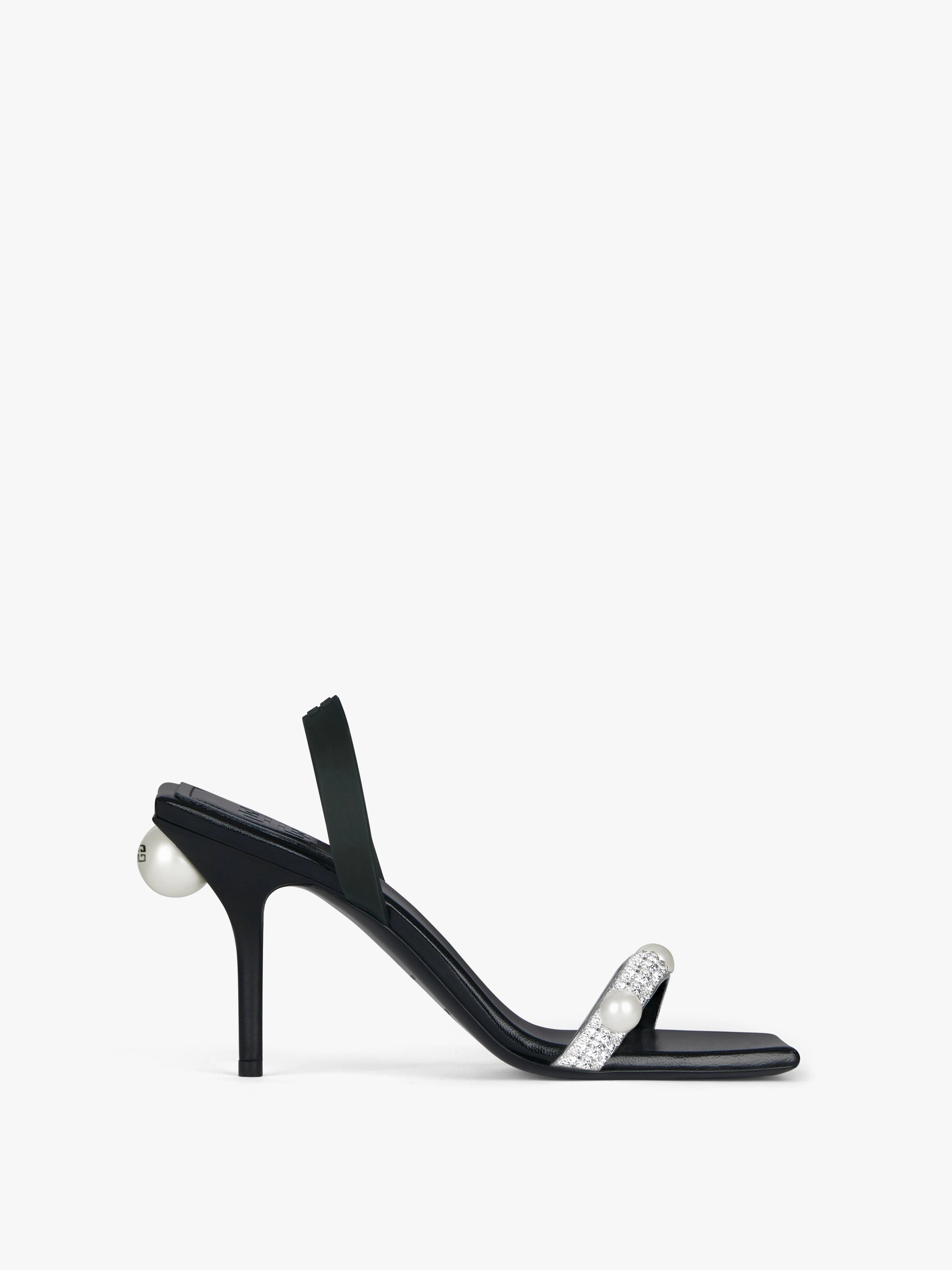 G WOVEN SANDALS IN LEATHER - 1