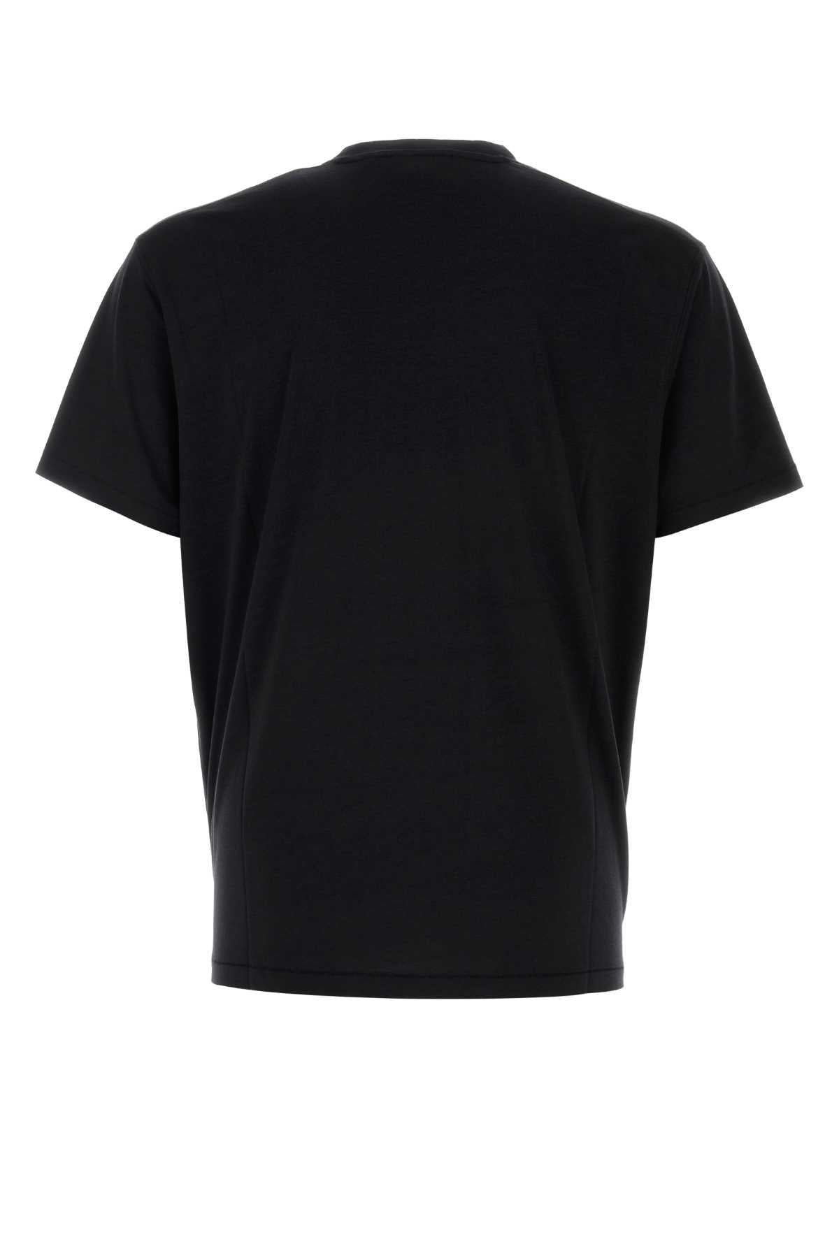 Tom Ford Men Black Lyocell Blend T-Shirt - 2