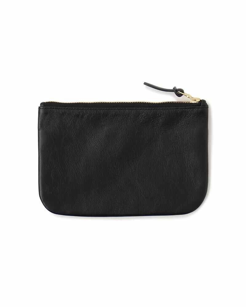 LEATHER TRAVEL POUCH BLACK - 2