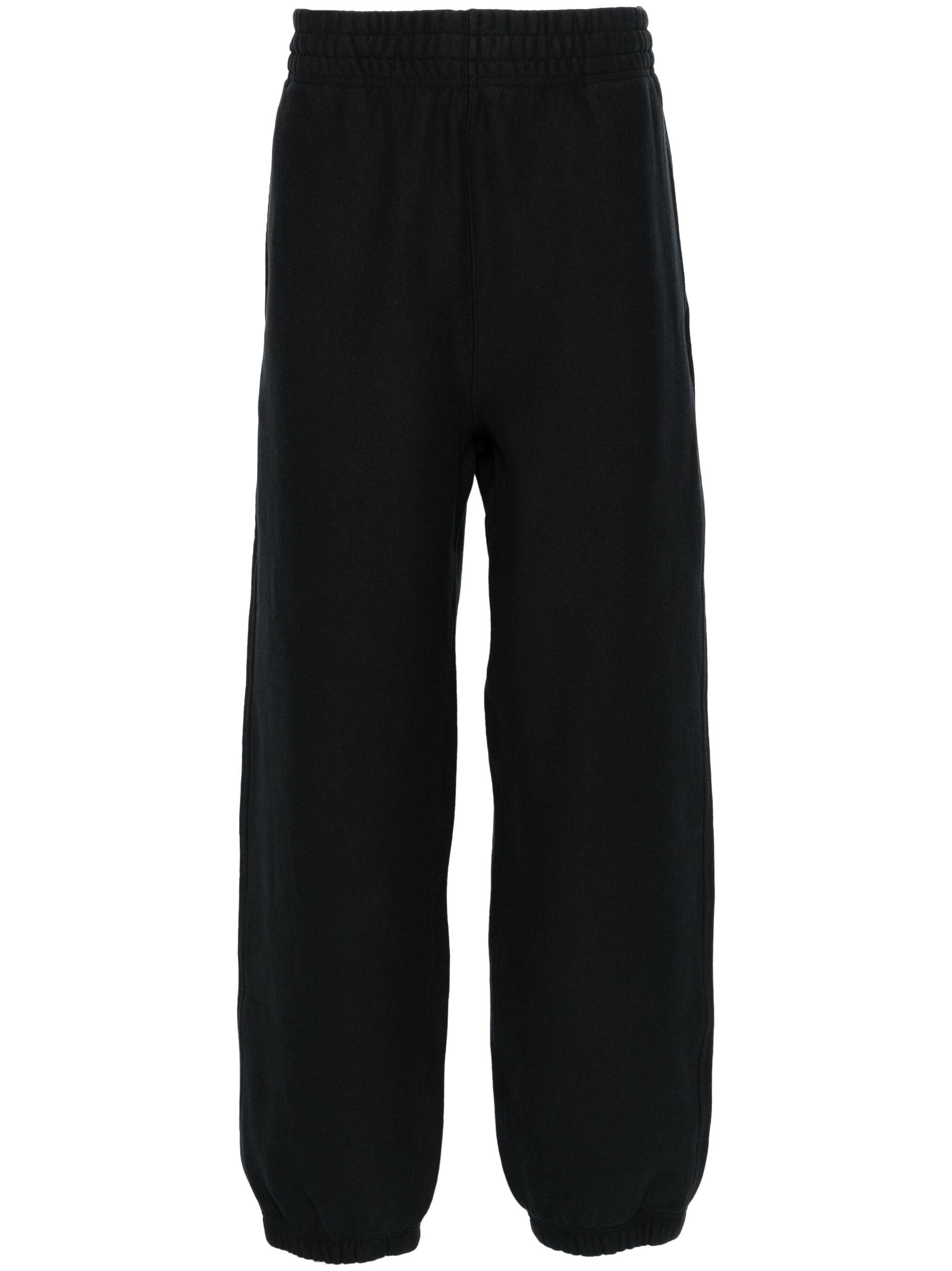 LOGO-PATCH COTTON TRACK TROUSERS - 1