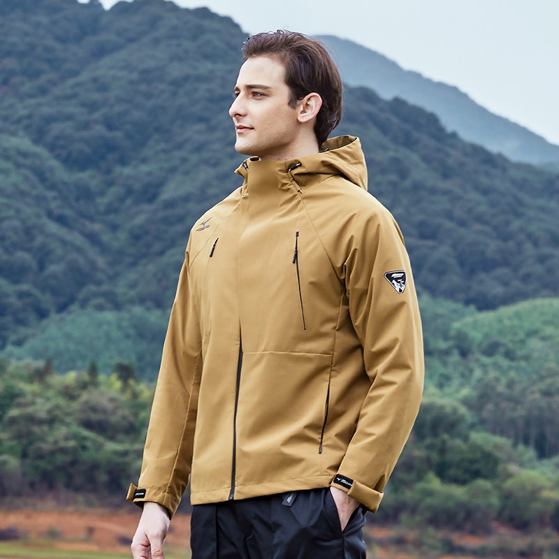 Mizuno Windbreaker Jacket 'Brown' A2CC3106 - 8