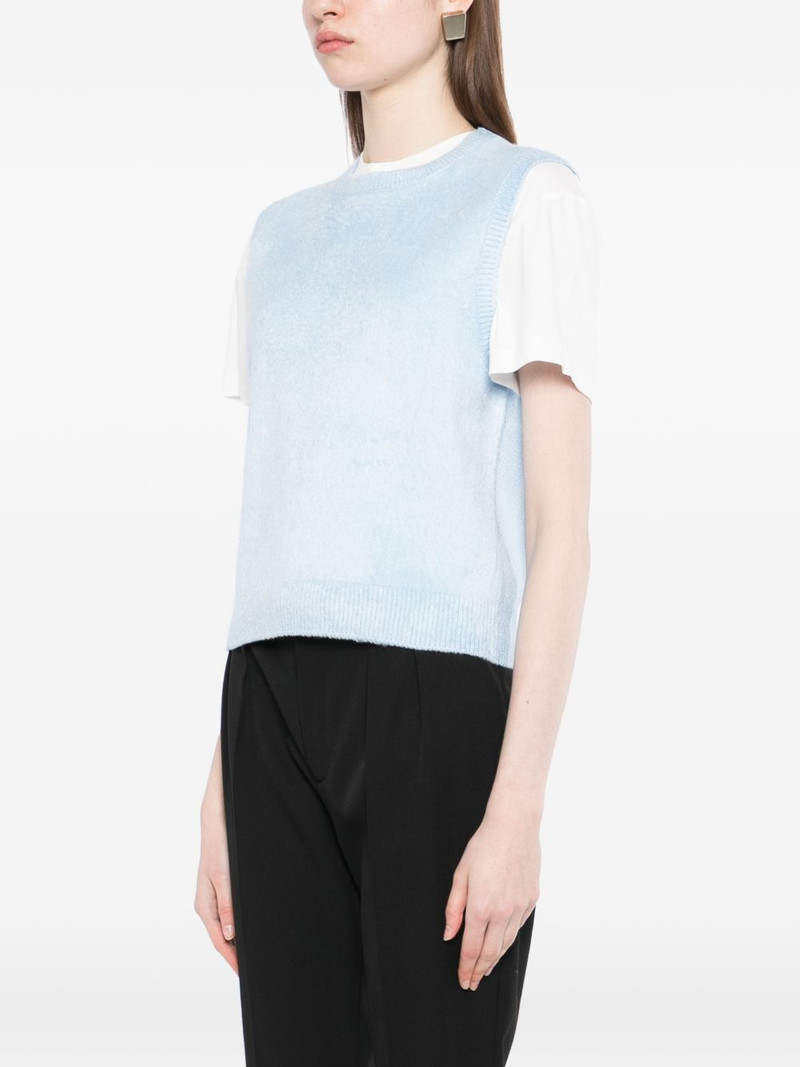 round-neck knit vest 4