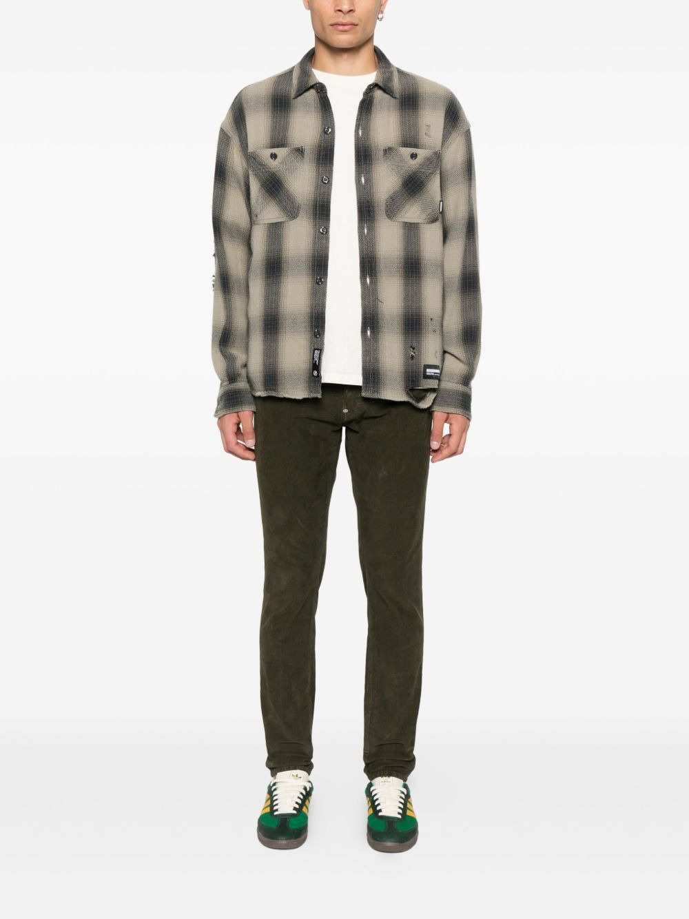 corduroy slim-fit jeans - 2