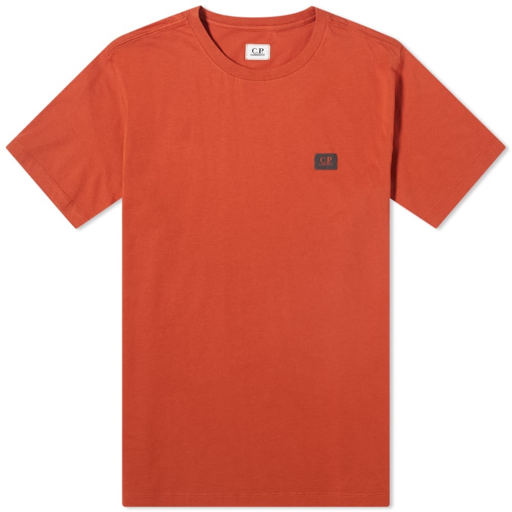 C.P. Company Small Stitch Block Logo Tee - 1