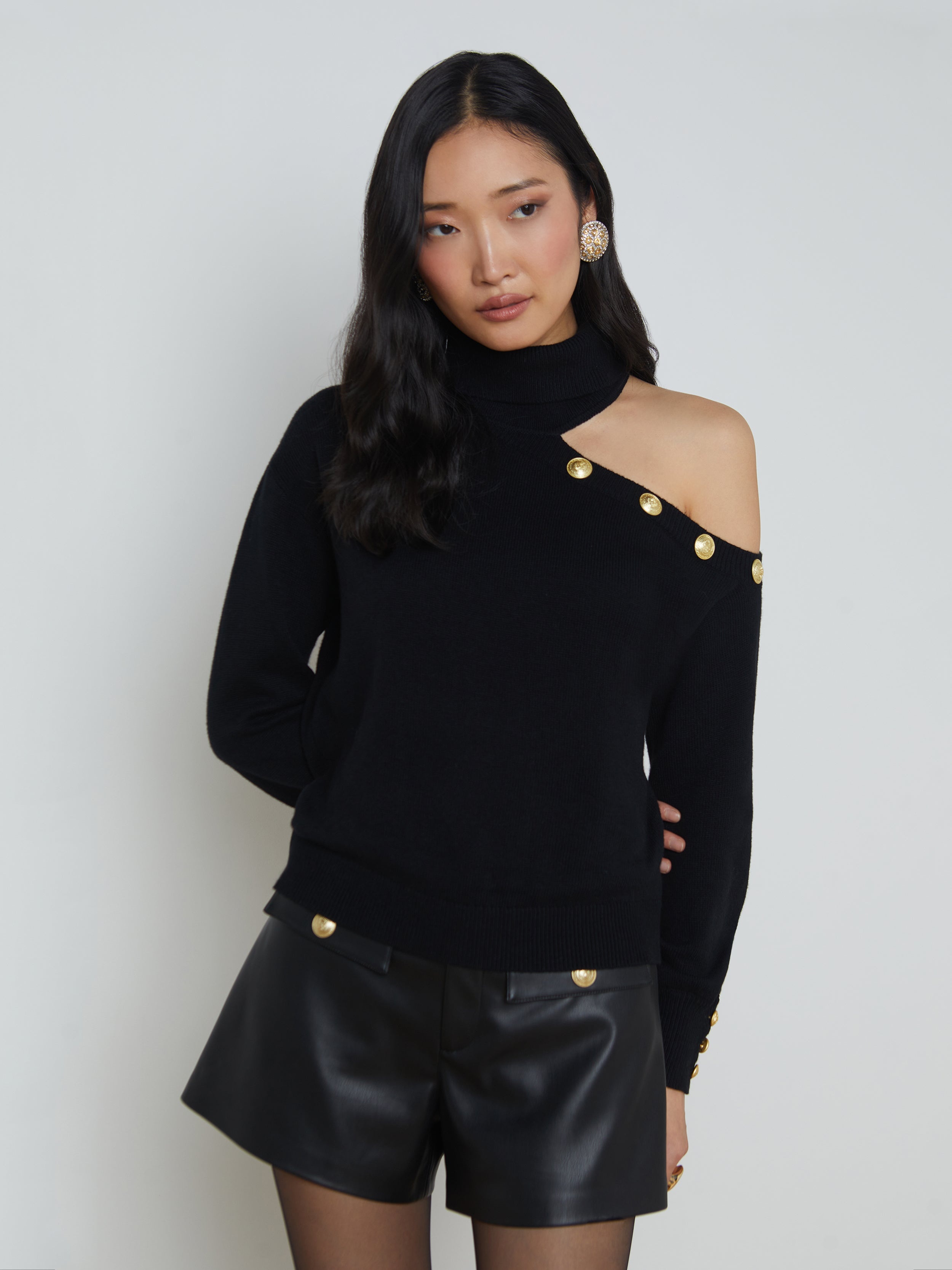 Brixie Cutout Turtleneck - 4