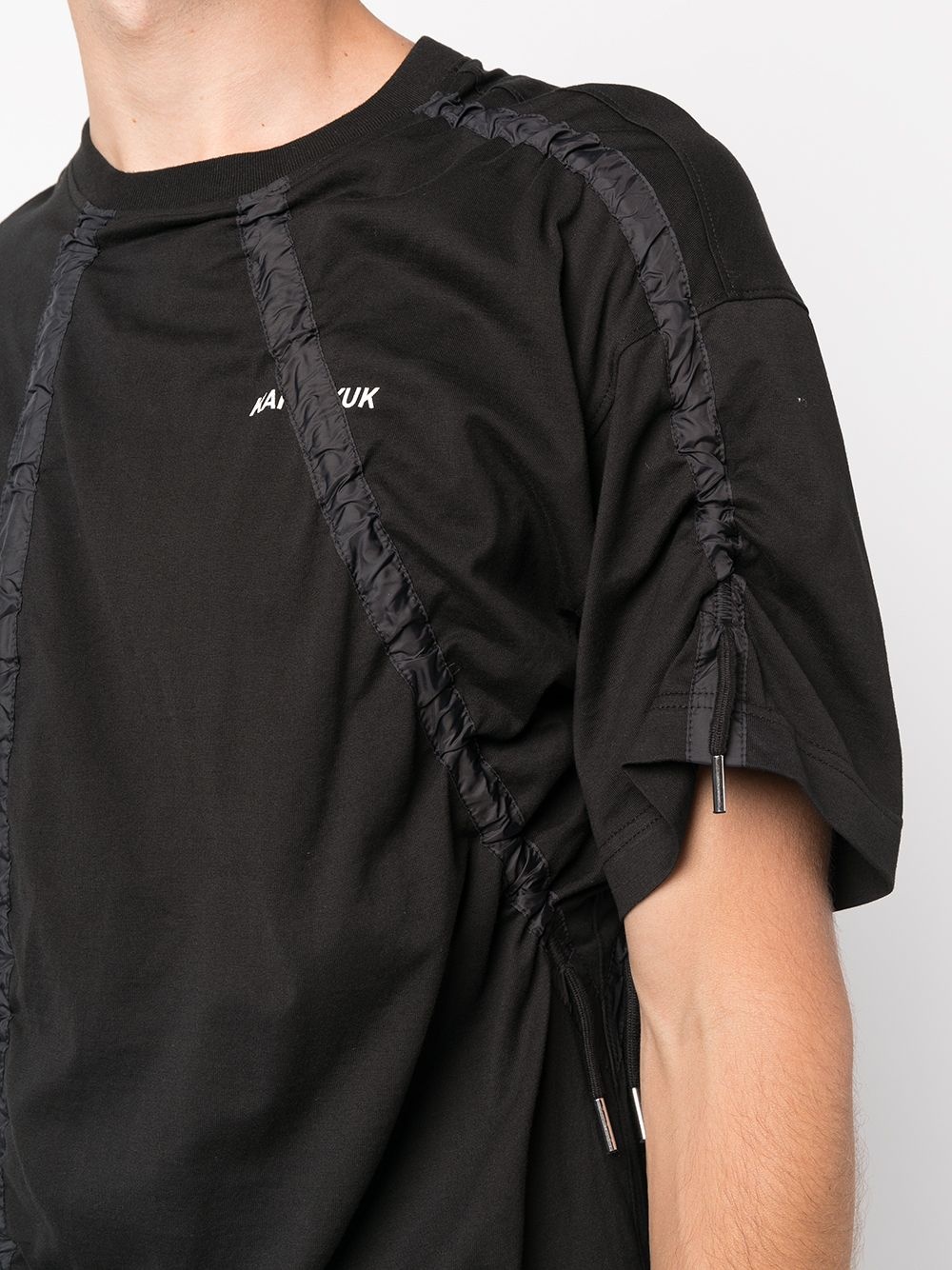 asymmetric parachute-design T-shirt - 5