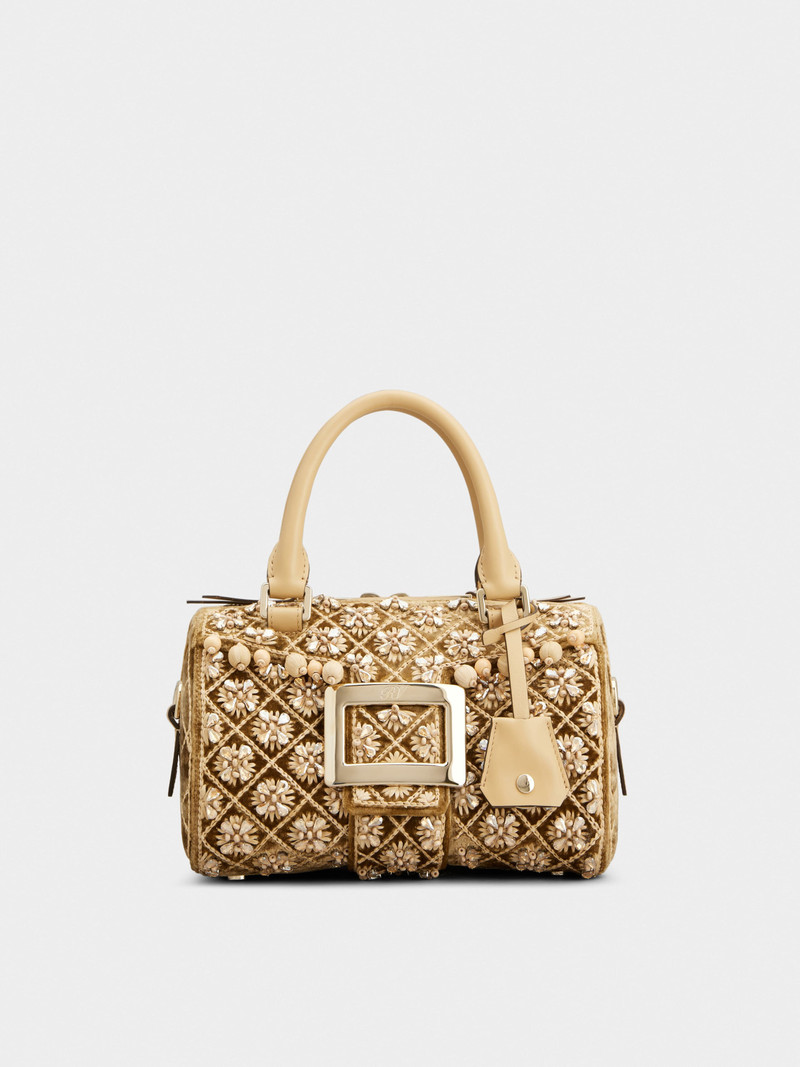 Belle Vivier Bag in velvet 1