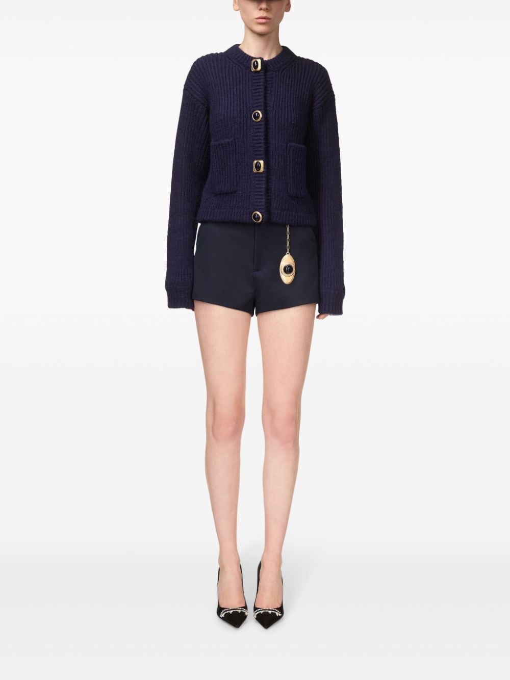 cropped cardigan - 3