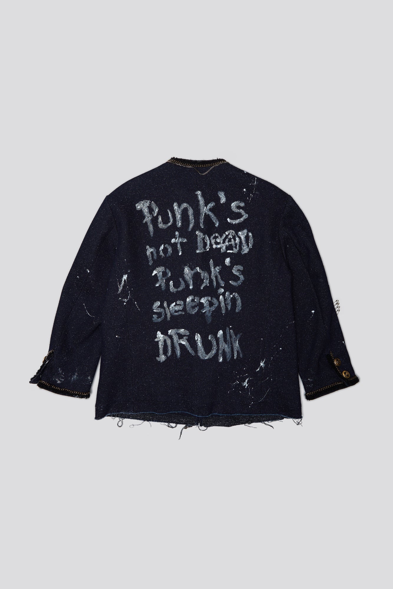 SLOUCH CHORE JACKET - GRAFFITI TWEED - 1