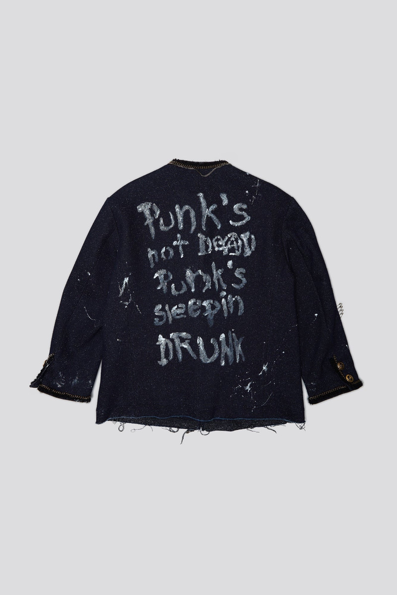 SLOUCH CHORE JACKET - GRAFFITI TWEED 1