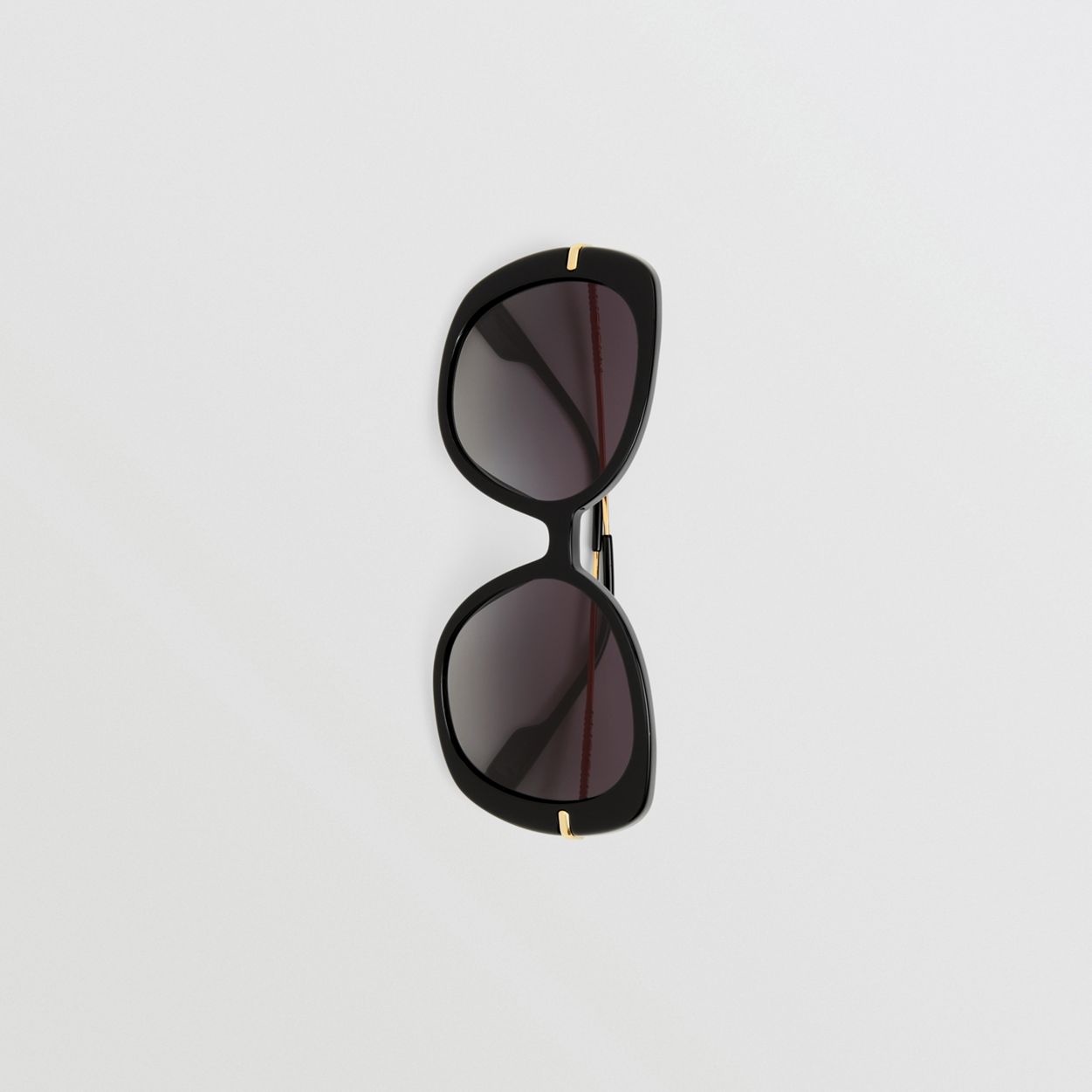 Icon Stripe Detail Square Frame Sunglasses - 3