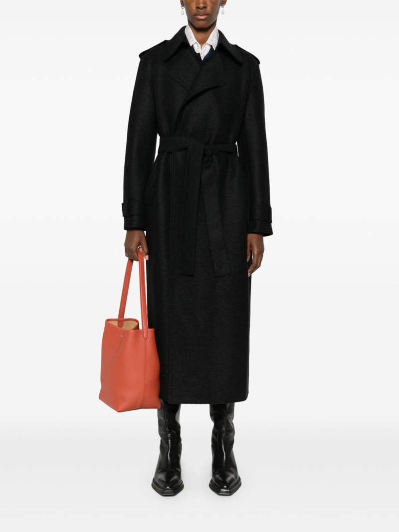Harris Wharf London virgin-wool coat outlook