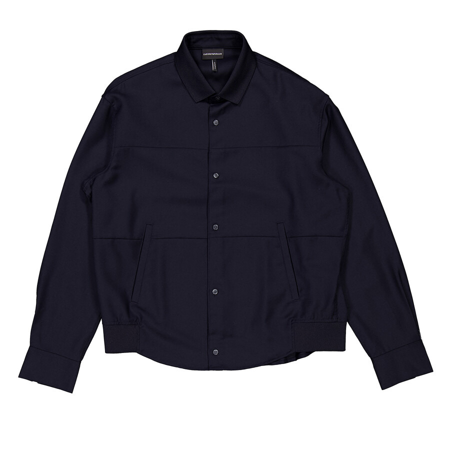 Emporio Armani Classic Collar Long Sleeve Shirt - 5