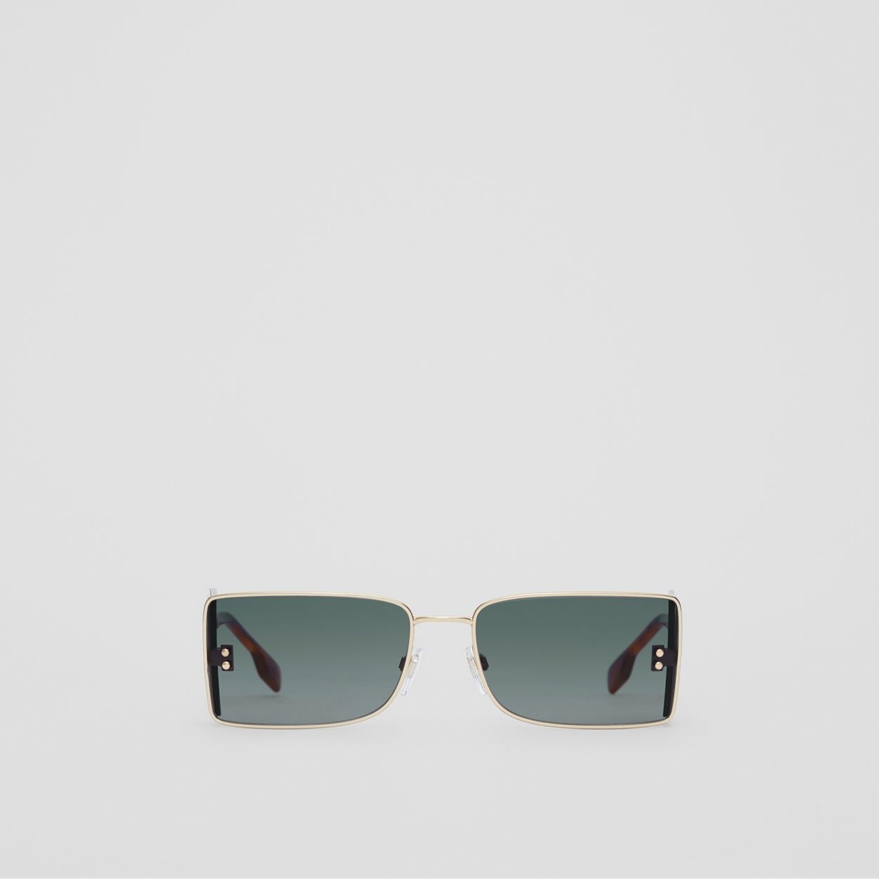 ‘B’ Lens Detail Rectangular Frame Sunglasses - 1