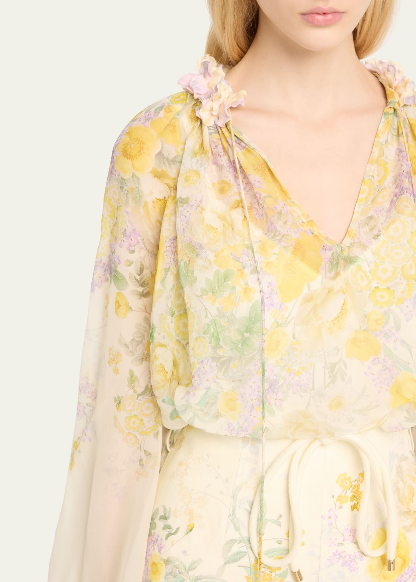 Harmony Floral Billow Blouse - 4