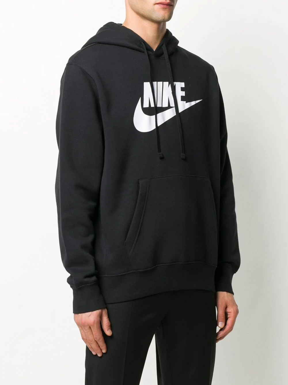 logo print hoodie - 3