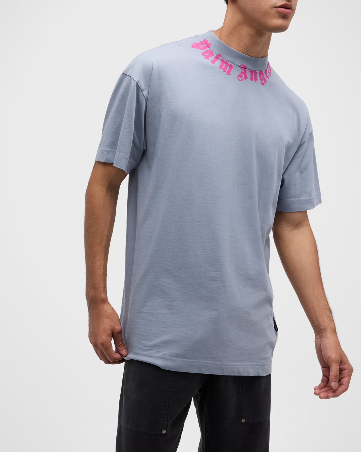 Men's Neck Logo T-Shirt - 7