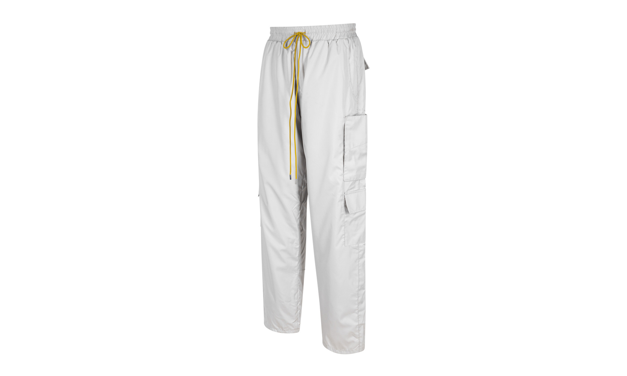 Creme Rhose Polyester Relax Fit Cargo Pants - 2