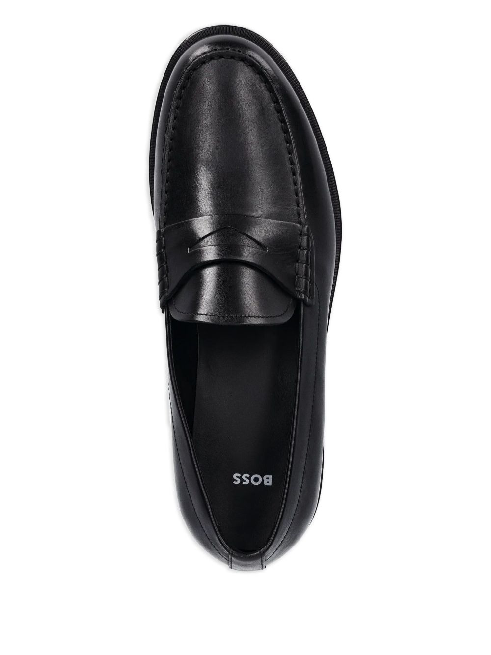 leather penny loafers - 2