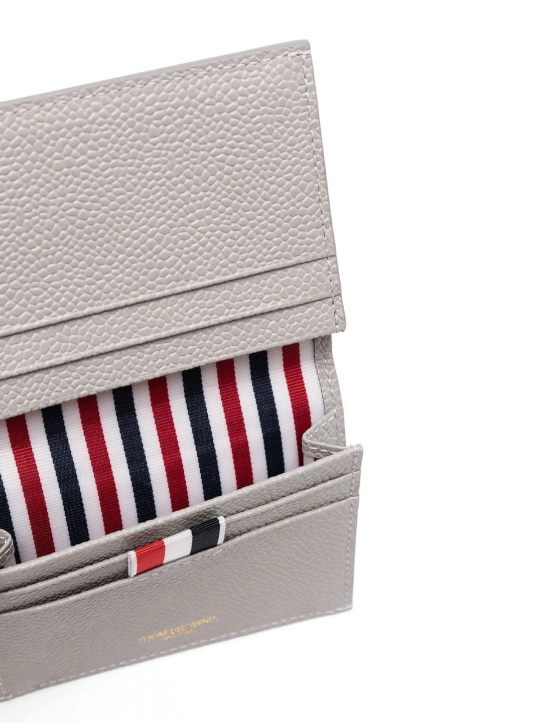 Double Card Holder In Pebble Grain - 2