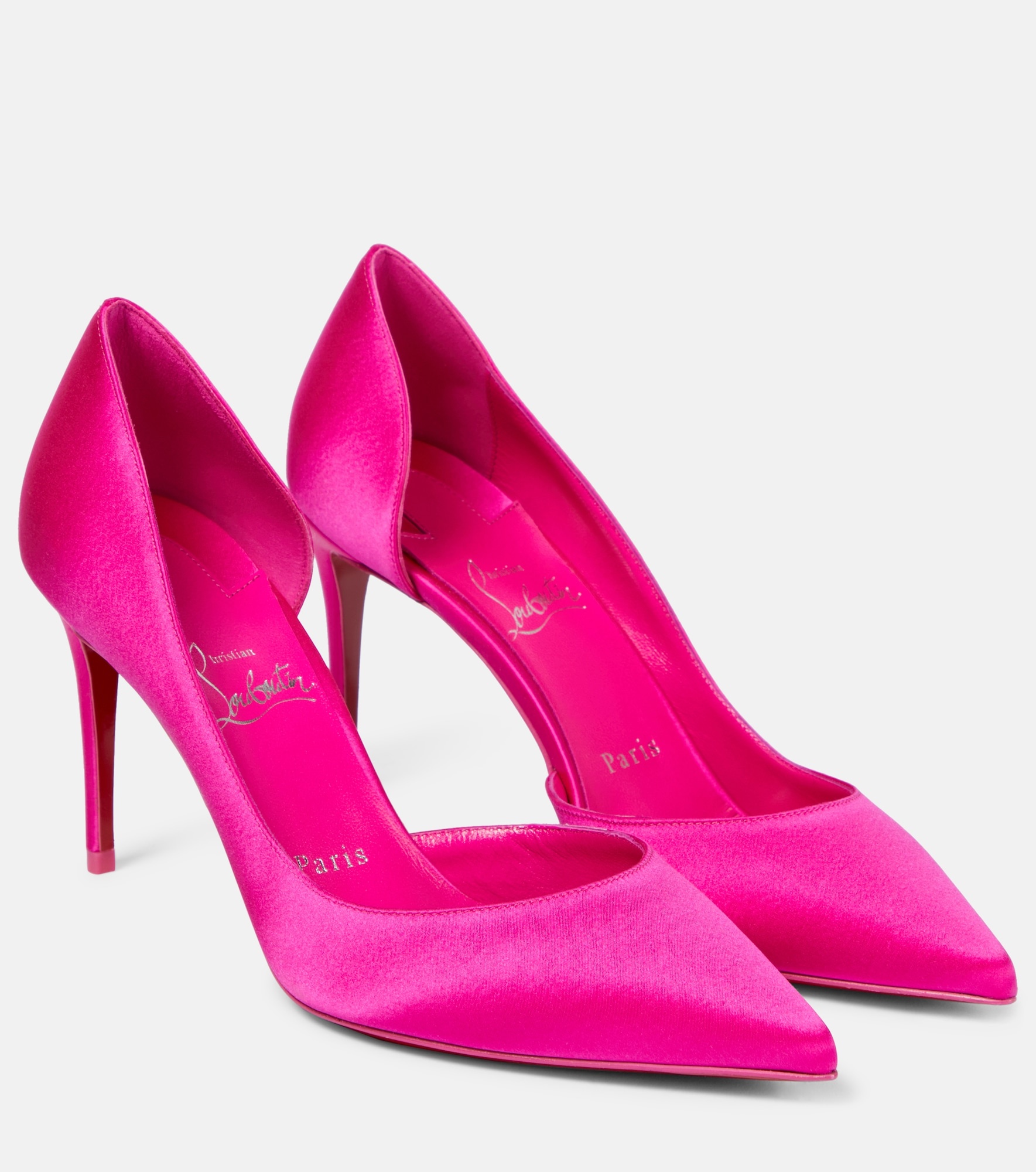 Iriza 85 silk satin pumps - 1