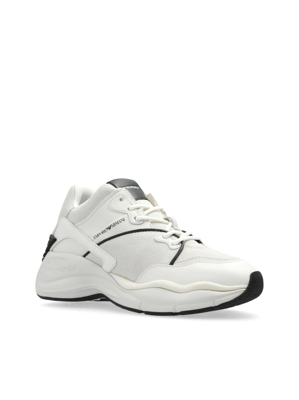 panelled sneakers - 4