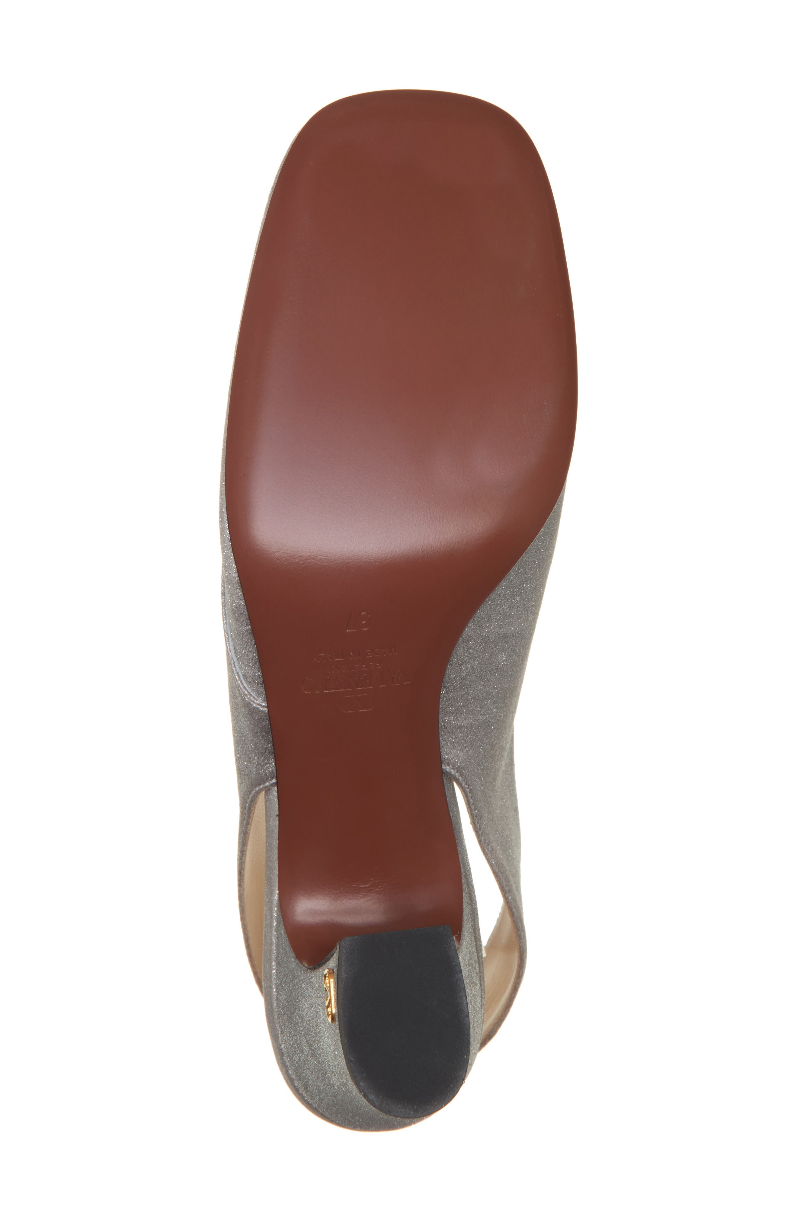 Valentino Garavani Adamantine Slingback Pump in Silver at Nordstrom - 6