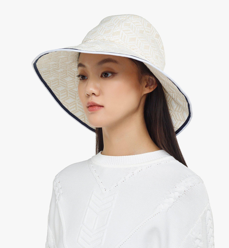 MCM Bucket Hat in Cubic Monogram Raffia outlook