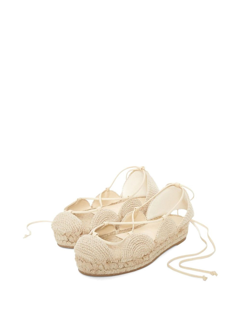 Loewe lace-up flat espadrilles outlook