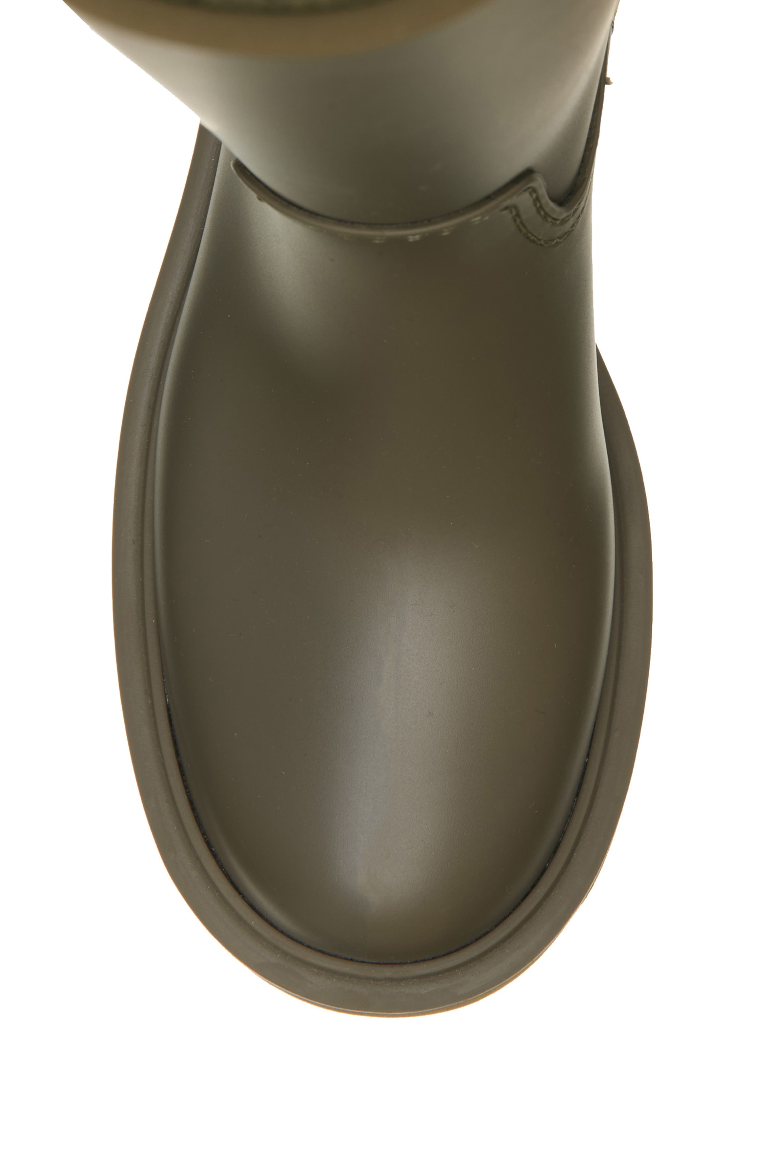 Moncler Kickstream Waterproof Rain Boot in Bronze Olive at Nordstrom - 5