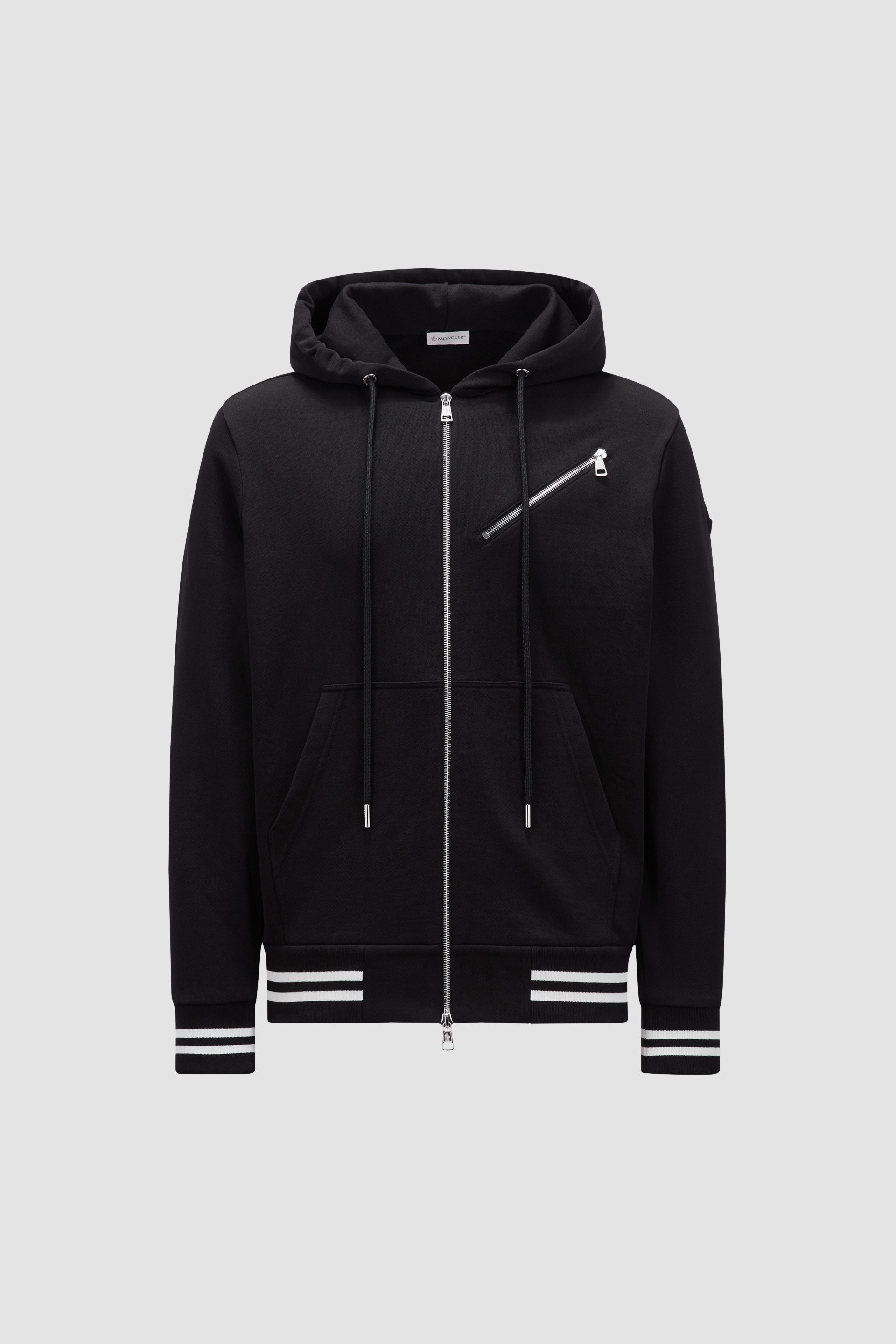 【MONCLER】REVERSIBLE FLEECE ZIP-UP HOODIE フーディ Light Beige Reversible Fleece Zip-Up Hoodie - Sweatshirts