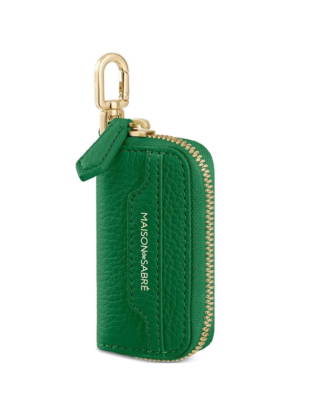 zipped clip key case charm - 1
